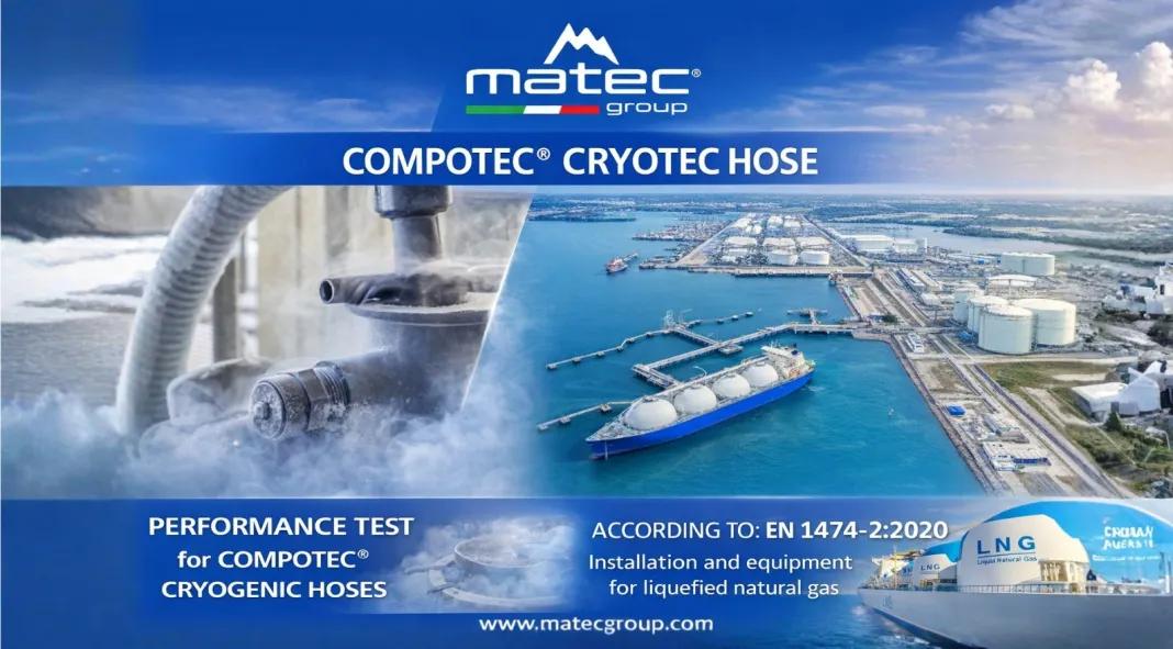 MATEC GROUP Achieves EN 1474 Certification for COMPOTEC CRYOTEC LNG Hoses